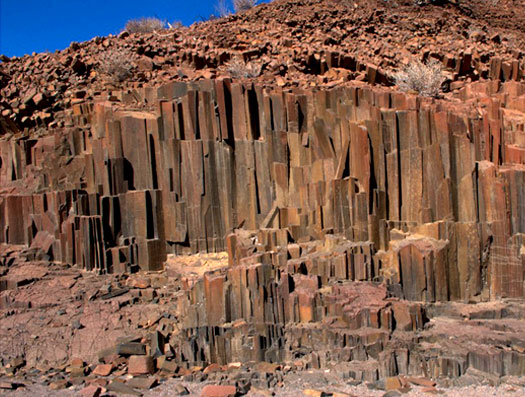 Organ Pipes rock formation, Twyfelfontein